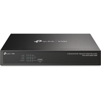 TP-Link VIGI NVR1008H-8MP /8 csatorna/H265/80Mbps rögzítés/1x SATA/8x PoE+ hálózati rögzítő (NVR)