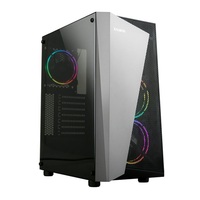 Zalman S4 PLUS fekete (táp nélküli) ablakos ATX ház