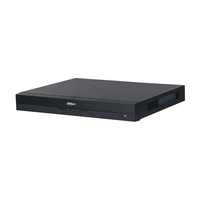 Dahua NVR5216-16P-EI /16 csatorna/H265+/384 Mbps rögzítés/AI/2x Sata/16x PoE/WizSense hálózati rögzítő(NVR)
