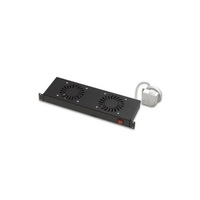 Legrand ventilátor 1U-19" 2 ponton rögzíthető csavarral MÉLY: 150 2 ventilátoros + termosztát fekete Estap