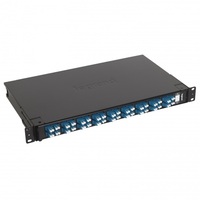 Legrand optikai patch panel kifordítható 36xLC duplex (72xFO szál beköthető) monomódusú LCS3