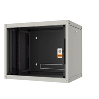 Legrand EVO12U6045P Evoline+ 19" 12U 600x450mm levehető oldallapos üvegajtós egyrészes fali rack szekrény