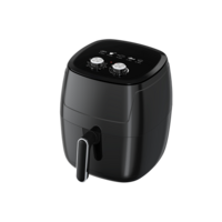 TOO AF-110B-1350 W fekete 5,2 L forrólevegős sütő (air fryer/airfryer)