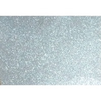 Kreatív 20x30cm öntapadós 2mm glitteres fehérarany dekorgumilap