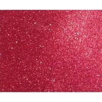 Kreatív 20x30cm öntapadós 2mm glitteres piros dekorgumilap