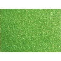Kreatív 20x30cm öntapadós 2mm glitteres zöld dekorgumilap