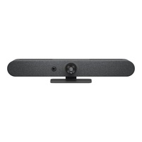 Logitech Webkamera - Rally Bar Mini Grafit (3840x2160 képpont, 90°-os látótér, mikrofon Ultra HD, fekete)