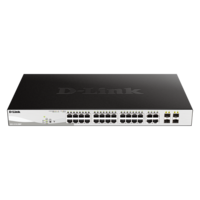 D-Link DGS-1210-28MP/E 24port GbE LAN 4x GbE RJ45/SFP Combo port PoE Smart switch