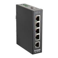 D-Link DIS-100E-5W 5x10/100 FE LAN port nem menedzselhető ipari switch