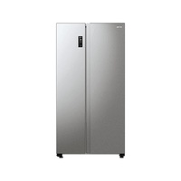 Gorenje NRR9185EAXL ezüst, Side-by-Side, Hűtő:358L, Fagyasztó:192L, hűtőszekrény
