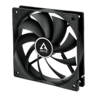 Arctic F12 120mm fekete ventilátor