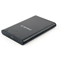 Gembird EE2-U3S-6 EE2-U3S-6 2.5" SATA3 USB-C aluminium fekete külső ház