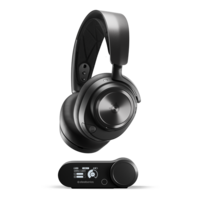 Steelseries Arctis Nova Pro vezeték nélküli fekete gamer headset