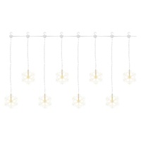 Emos DCGW06 84 cm beltéri meleg fehér hópelyhek LED karácsonyi fényfüggöny