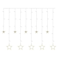 Emos DCGW12 185x105 cm beltéri meleg fehér csillagok LED karácsonyi fényfüggöny