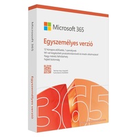 Microsoft 365 Personal (Egyszemélyes verzió) 1 Felhasználó 1 Eszköz 1 év kódkártya szoftver