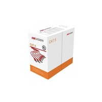 Hikvision DS-1LN6-UU Cat6, PVC, AWG23, réz, narancssárga, 305m, UTP fali kábel