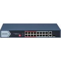 Hikvision DS-3E0318P-E/M (16 port 100Mbps, 135W, 1 port 1000Mbps combo, L2) PoE Switch