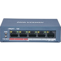 Hikvision DS-3E0105P-E/M (4 port 100Mbps, 38W, 1 uplink port, L2) PoE Switch
