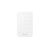 Hikvision DS-PK1-E-WE vezeték nélküli kezelő AXPro központokhoz, 868 MHz, fehér, 4x AA elem
