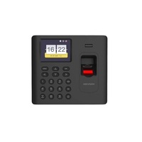 Hikvision DS-K1A802AMF-B (ujjlenyomat/kártya/kód, LCD kiejlző, 10/100, hangszóró) Munkaidő nyilvántartó terminál