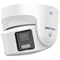 Hikvision DS-2CD2387G2P-LSU/SL(4MM) 8 MP fix ColorVu AcuSense, láthatófény, fény- és hangriasztás IP panoráma dómkamera