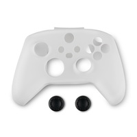 Spartan Gear XBOX Series X/S kontroller szilikon skin fehér + thumb grips