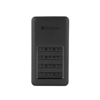 Verbatim 53402 256GB USB-C 3.1 Gen1 Keyboard Access fekete külső SSD