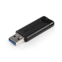 Verbatim 49319 Store`n`Go PINSTRIPE 128GB USB 3.0 fekete Flash Drive
