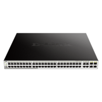 D-Link DGS-1210-52MP/E 48port GbE LAN 4x GbE RJ45/SFP Combo port PoE+ Smart switch