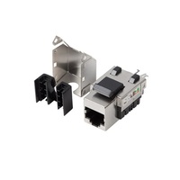 Lanberg KSF6-1090 Cat.6 FTP 90°-os betűzős árnyékolt RJ45 Keystone jack