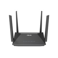 ASUS RT-AX52 (AX1800) 574+1201Mbps fekete vezeték nélküli router