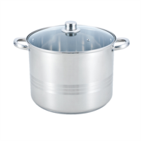 TOO KT-214 13 L-es fazék/lábas fedővel, 28cm-es konyhai rozsdamentes edény