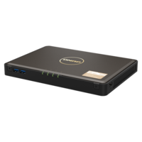 QNAP TBS-464-8G 4xSSD hordozható NASbook