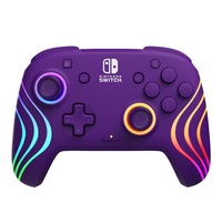 PDP 500-238-PR Afterglow Wave Nintendo Switch RGB LED Lighting lila vezeték nélküli kontroller PDP 500-238-PR Afterglow Wave Nintendo Switch RGB LED Lighting lila vezeték nélküli kontroller