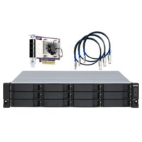 QNAP TL-R1200S-RP 12xSSD/HDD 2U rackbe szerelhető JBOD bővítőegység