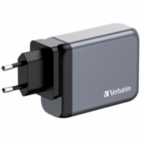 Verbatim 32202 GNC-100 GaN Charger 100W USB Type-A + 3xType-C hálózati töltő adapter