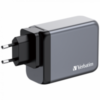 Verbatim 32204 GNC-200 GaN Charger 200W USB Type-A + 3xType-C hálózati töltő adapter