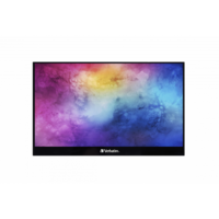 Verbatim 49593 17,3" PMT-17 FHD IPS HDMI/USB-C fekete fém borítású érintőképernyős monitor