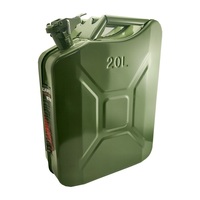 Carguard 10889C 20L fém zöld üzemanyag kanna