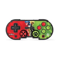 Hyperkin M01328-MTBC Pixel Art Miraculous Nintendo Switch/PC/Mac/Android "K.bogár és F.macska" BT kontroller