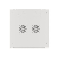 Lanberg WF01-6618-10S 19" 18U SZÉL:600mm MÉLY:600mm MAG:907mm lapraszerelt üvegajtós szürke fali rack szekrény