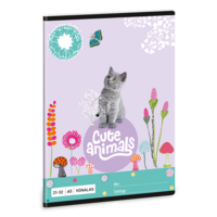 Ars Una Cute Animals-Kitten 24 (5368) A5 21-32 vonalas füzet