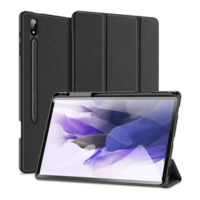 Dux Ducis GP-147070 Galaxy Tab S9 Plus LTE (SM-X816) / S9 Plus WIFI (SM-X810) fekete bőr hatású oldalra nyíló tok