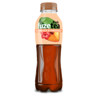 Fuzetea őszibarack-hibiszkusz tea 0,5l DRS egyutas visszaváltási díjas üdítőital