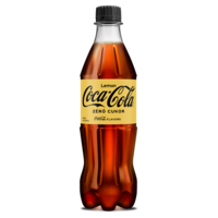Coca-Cola Zero Lemon DRS egyutas visszaváltási díjas 0,5l PET palackos üdítőital