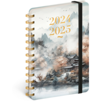 Realsystem Petito Japan 2024/2025 13×18cm 18 hónapos spirálos naptár
