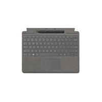 Microsoft 8X6-00235 Surface Pro Signature 2024 US ENG platina billentyűzetes tok + slim toll