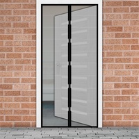 Garden of Eden 11398BK 100 x 210 cm fekete szúnyogháló függöny ajtóra