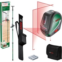 Bosch 0603663903 UniversalLevel 3 keresztvonalas szintezőlézer + TP 320 Teleszkópos rúd